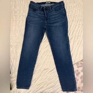 Madewell Dark Blue Skinny Jeans